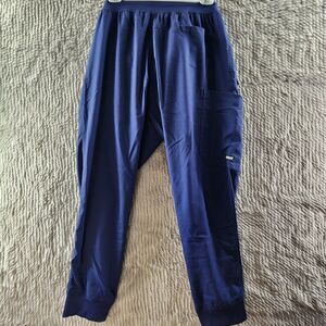 Grey's Anatomy by Barco Men's S Small Navy Blue +SPX Spandex Stretch Scrub Pants